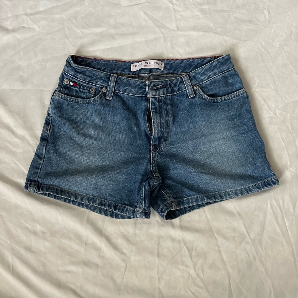 Tommy Hilfiger Blue Jean Shorts Classic Denim Style